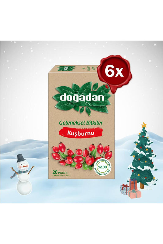 Yılbaşı Paketi Kuşburnu Çayı 20'li x 6