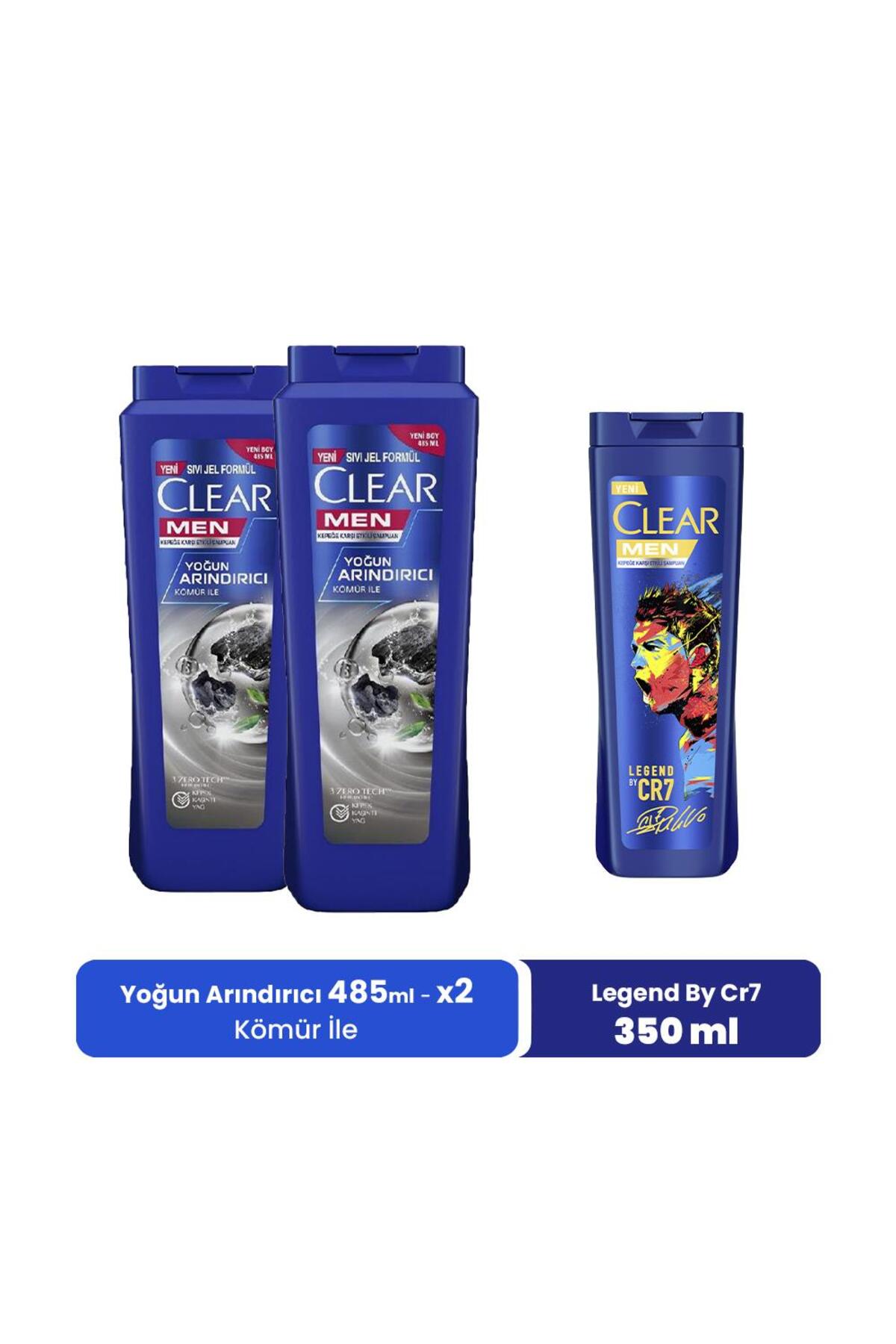 Men Şampuan Yoğun Arındırıcı 485 ML x 2 ve Legend By CR7 350 ml