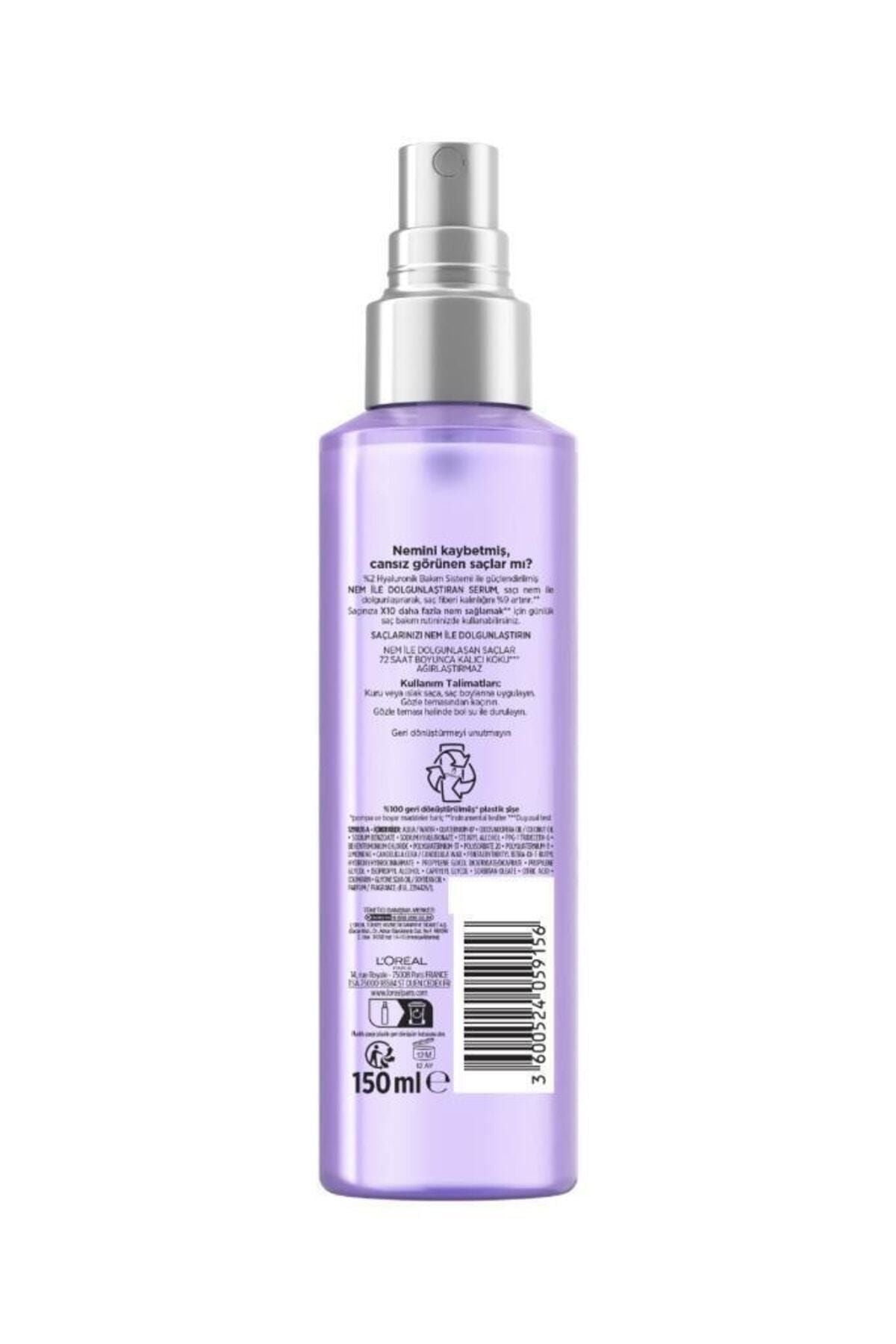 Hydra [hyaluronic] Nem Ile Dolgunlaştıran Serum 150ml Dolgunlaştıran Seri