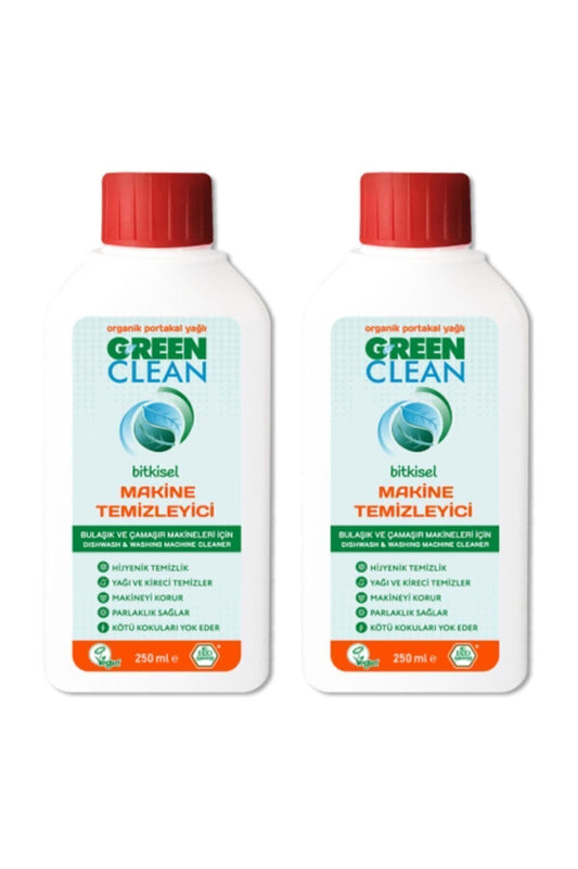 Bitkisel Bulaşık ve Çamaşır Makine Temizleyici 250ml 2'li Set