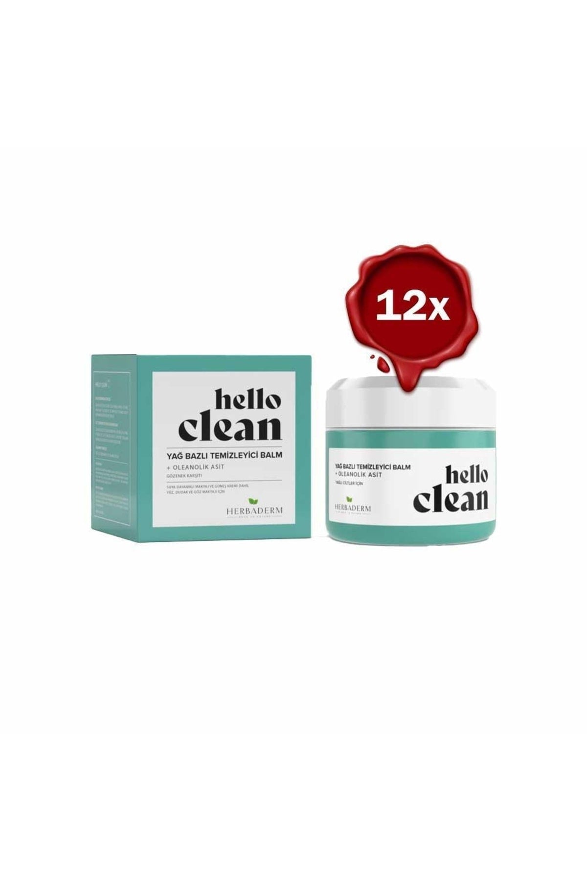 Hello Clean Yağ Bazlı Temizleyici Balm Oleanolik Asit 100 Ml X 12