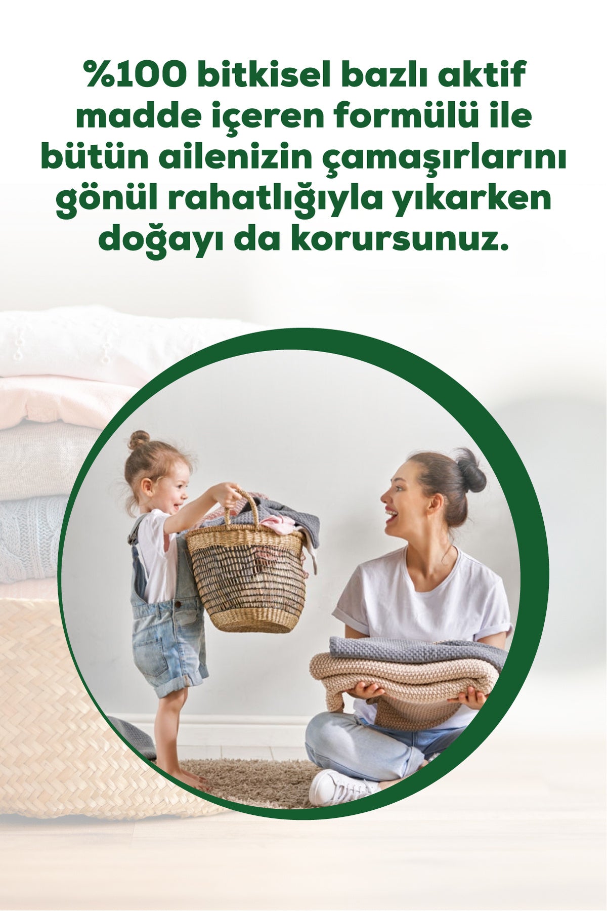 %100 Bitkisel Bazlı Vegan Konsantre Çamaşır Yumuşatıcısı 1500 ml X 2 Adet, %100 Doğal