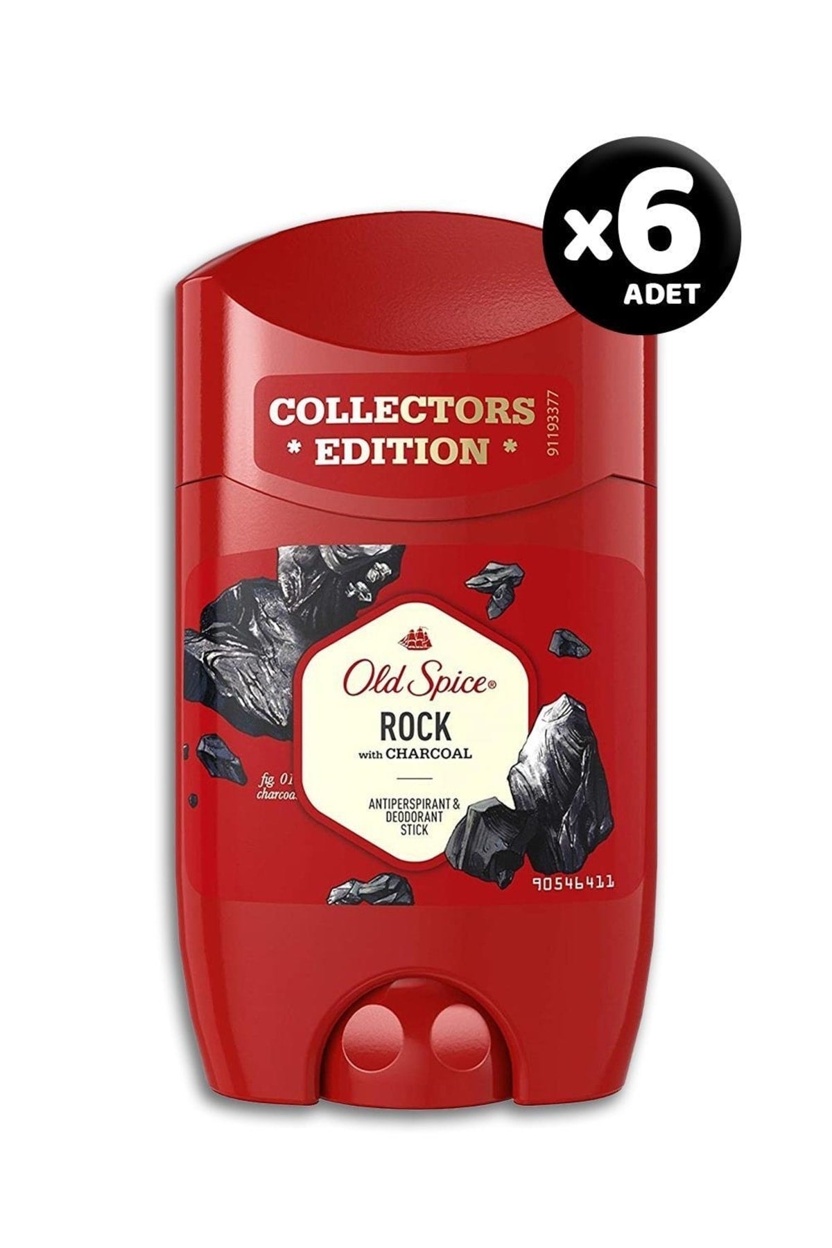 Rock Deodorant Stick 50 Ml - 6 Adet