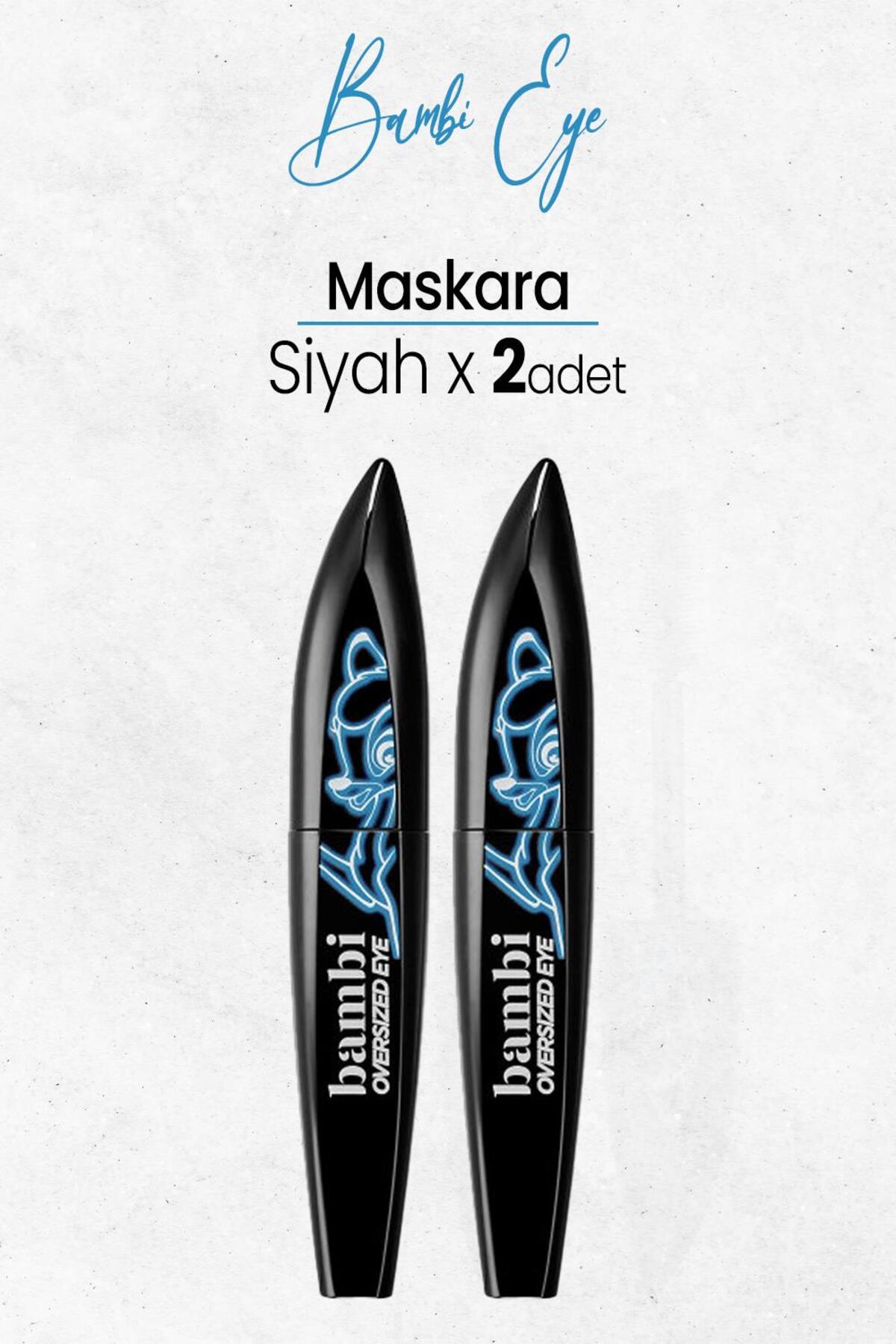 Bambi Oversized Eye Maskara Siyah X 2 Adet