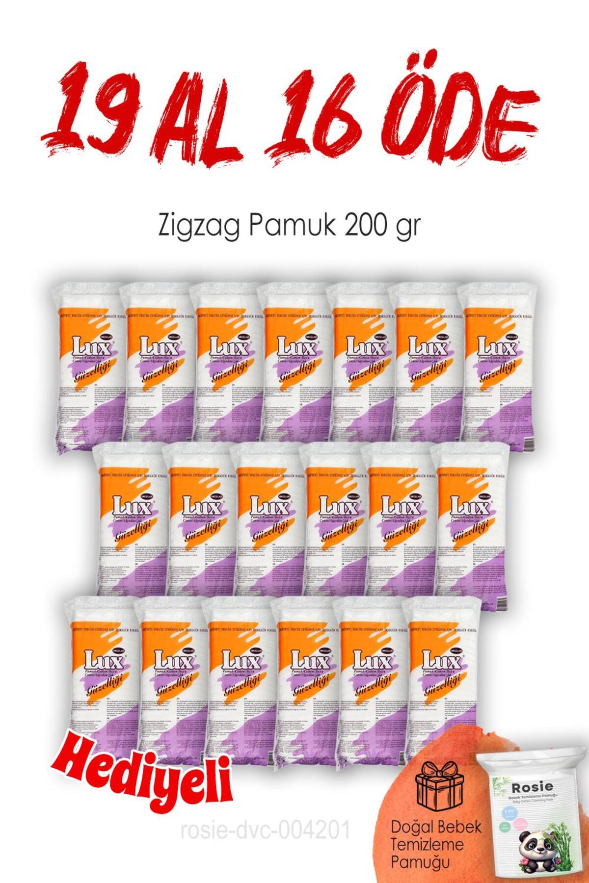 19 AL 16 ÖDE 200 gr. Lux Zigzag Pamuk ve ROSIE