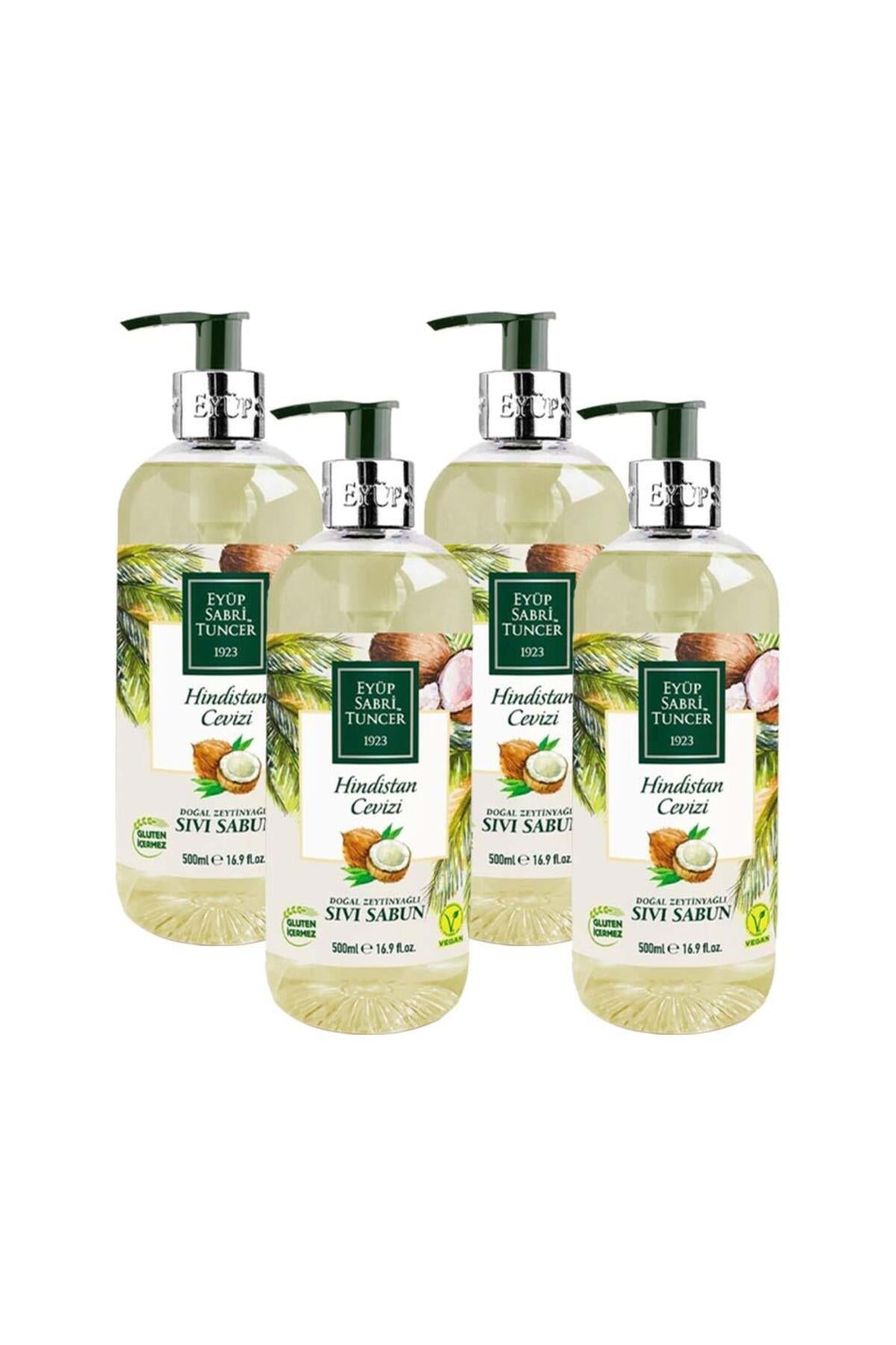 Hindistan Cevizi Sıvı Sabun 500 ml x 4