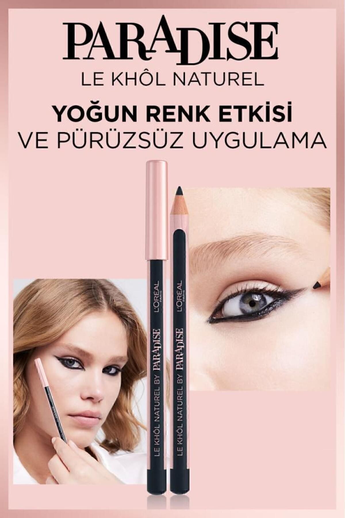 Kahverengi Göz Kalemi - L'oréal Paris Paradise Le Khol Göz Kalemi 102 Pure Espresso