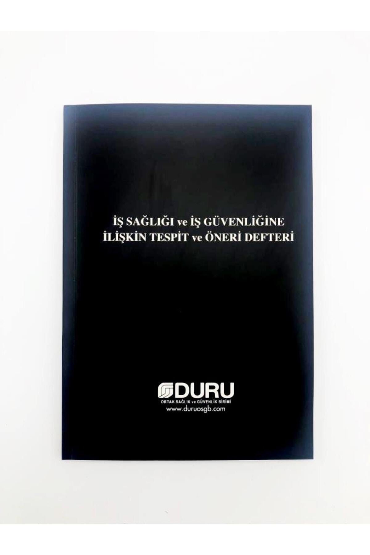 İsg Defteri, Duru Osgb Iş Sağlığı Ve Güvenliği Tespit Ve Öneri Defteri, 50 Sayfalı