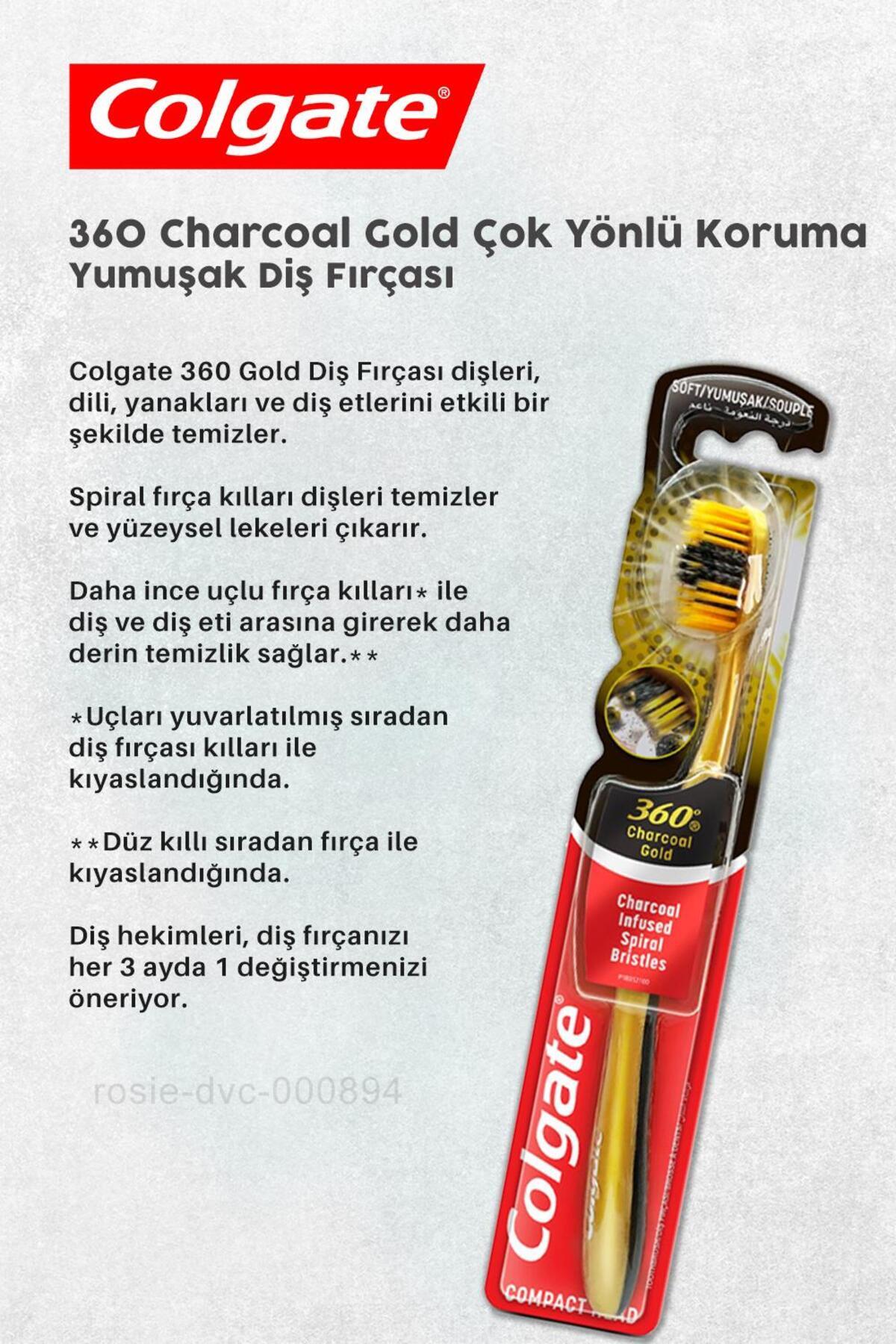 Hassasiyete Çözüm 75 ml, 360 Charcoal Gold Diş Fırçası, H.Şakir Adaçayı Şampuan 500 ml