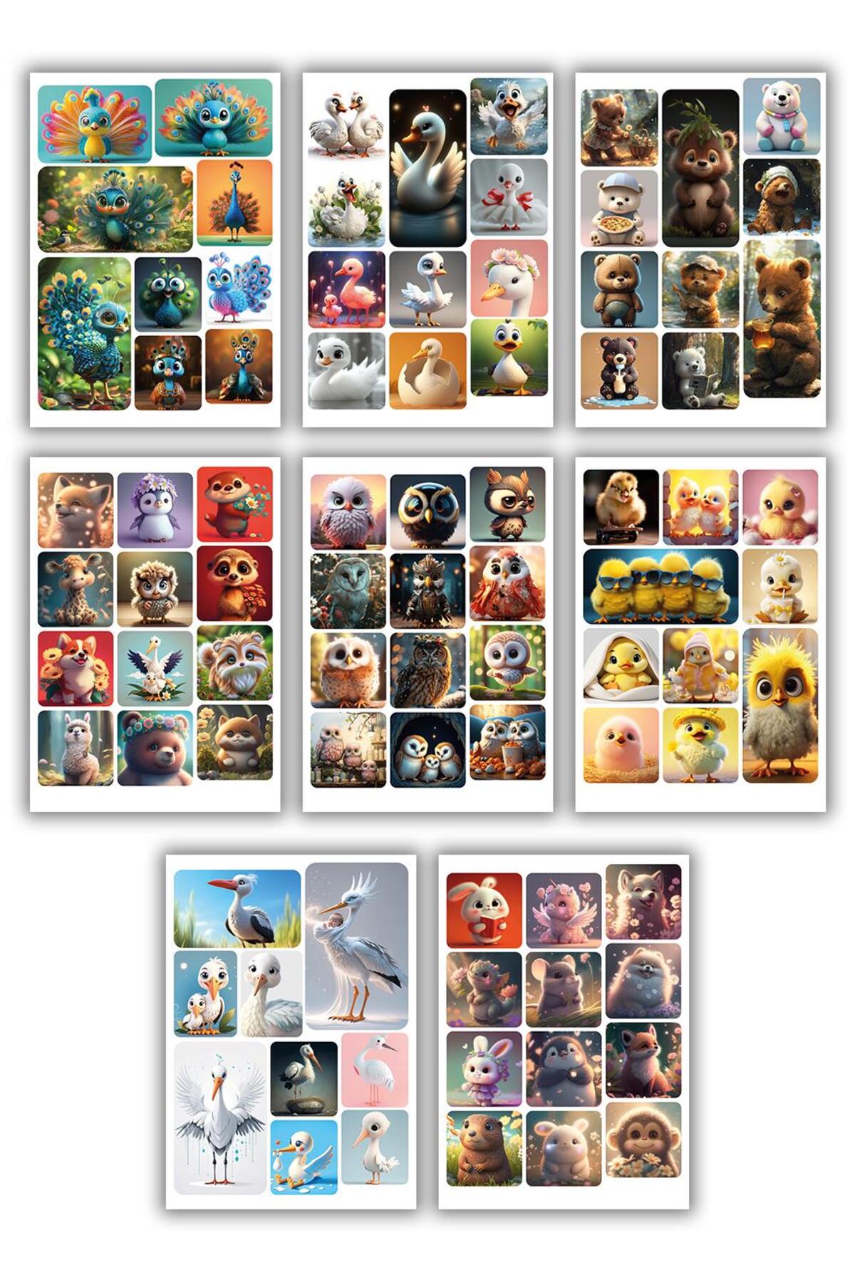 Sensitive Islak Mendil 25x32 (800 yaprak) ve Sticker Seti 32 Sayfa
