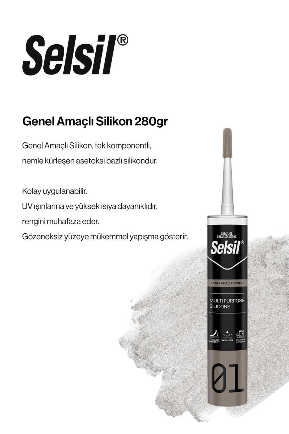 5 AL 4 ÖDE Genel Amaçlı Silikon 280 gr ve rosie pamuk
