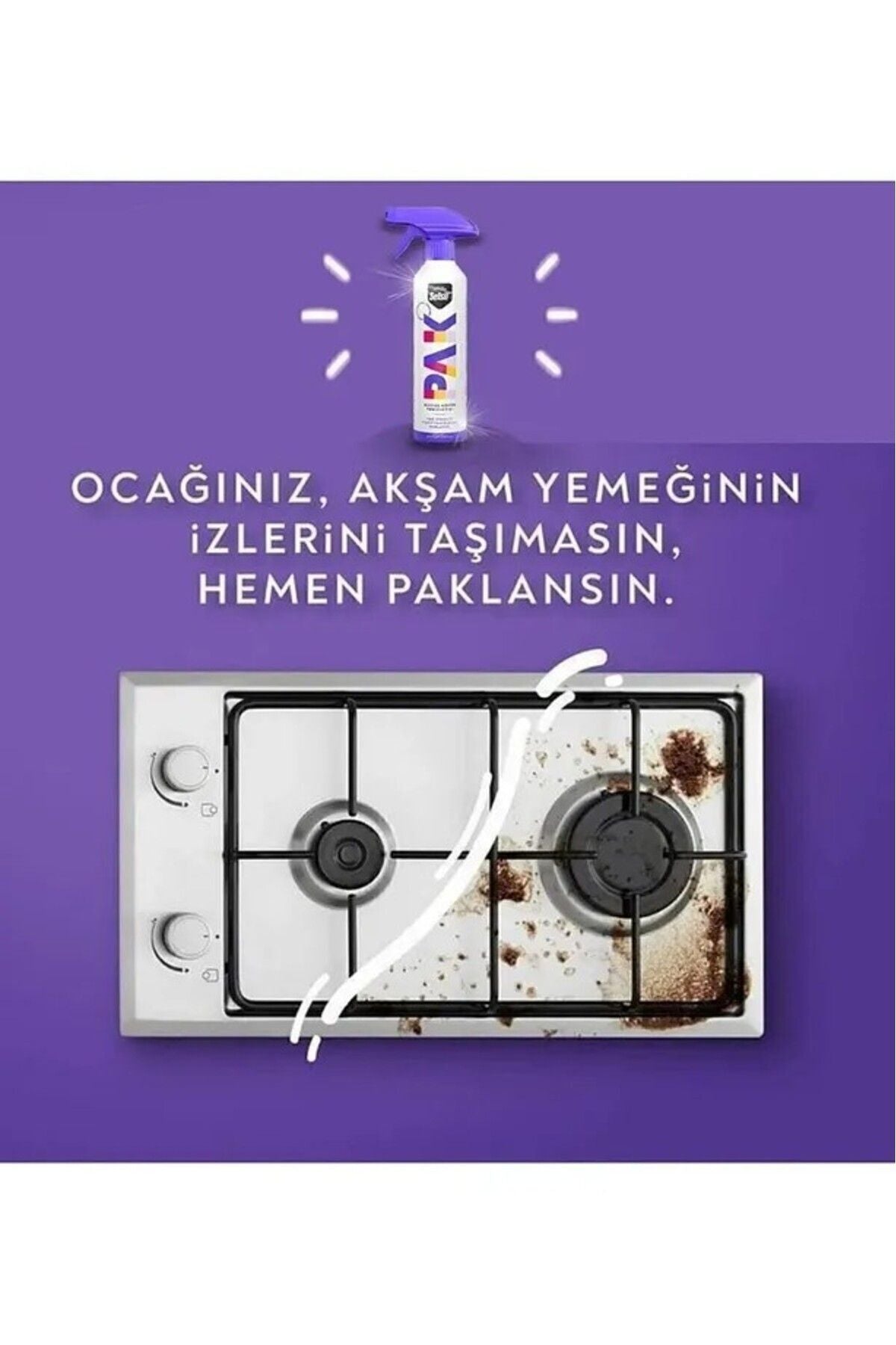 Pak 12 Li 500 Ml Köpük Temizleyici Sprey, Yağ Sökücü, Yüzey Temizleyici