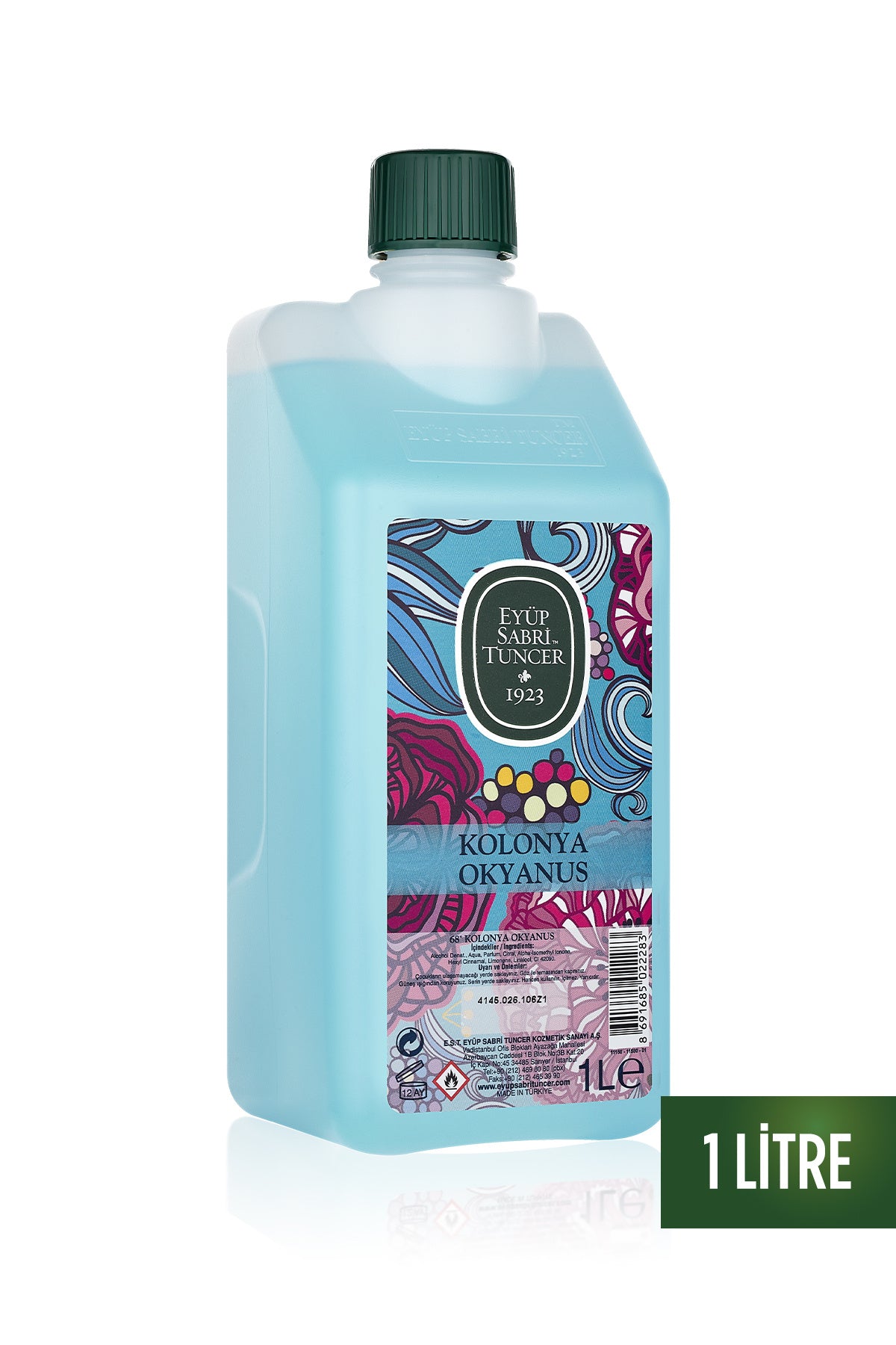 Okyanus Kolonyası 1 lt - Koruma Kilitli Kapak