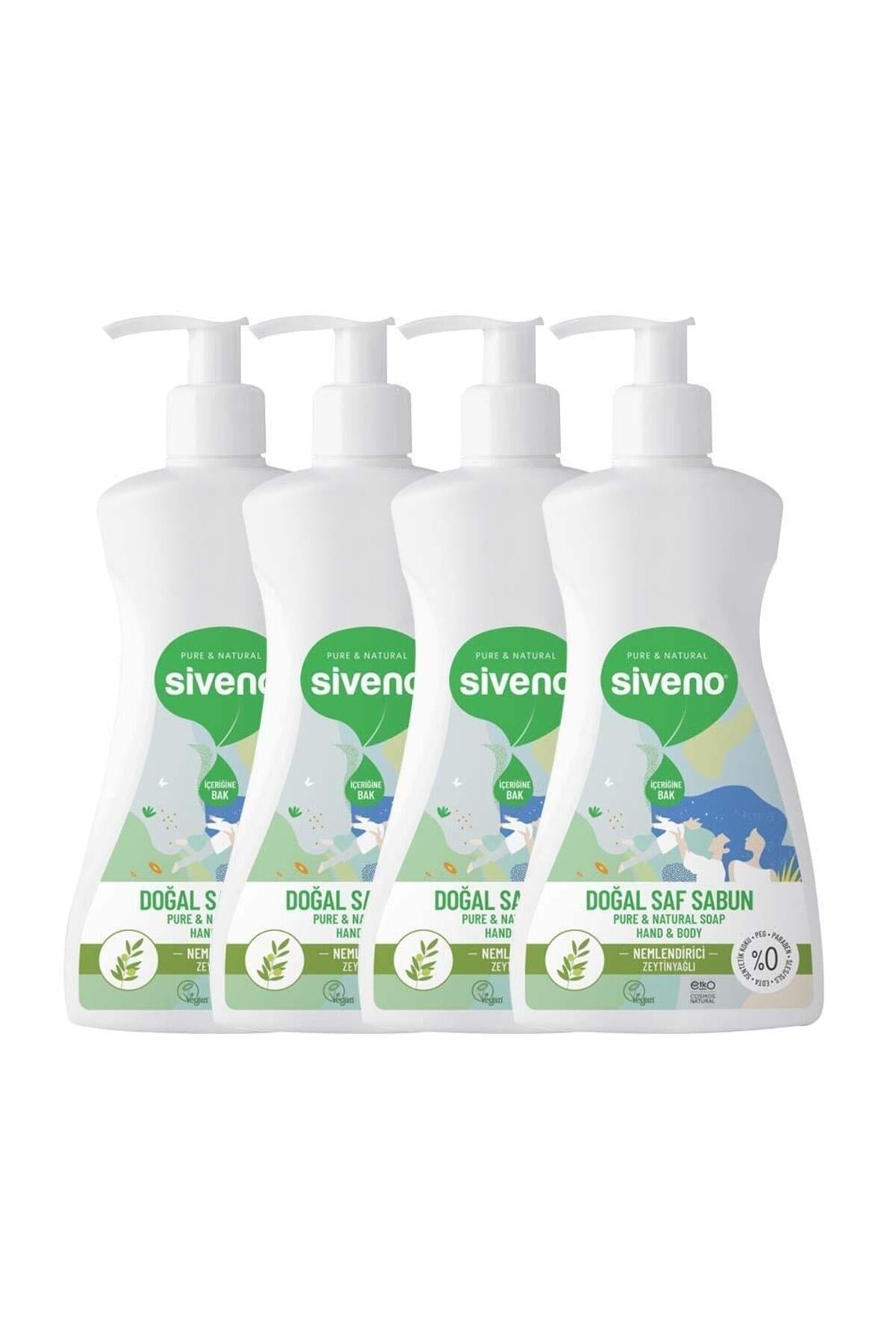Pure Natural Zeytinyağlı Doğal Saf Sabun 300 Ml X 4