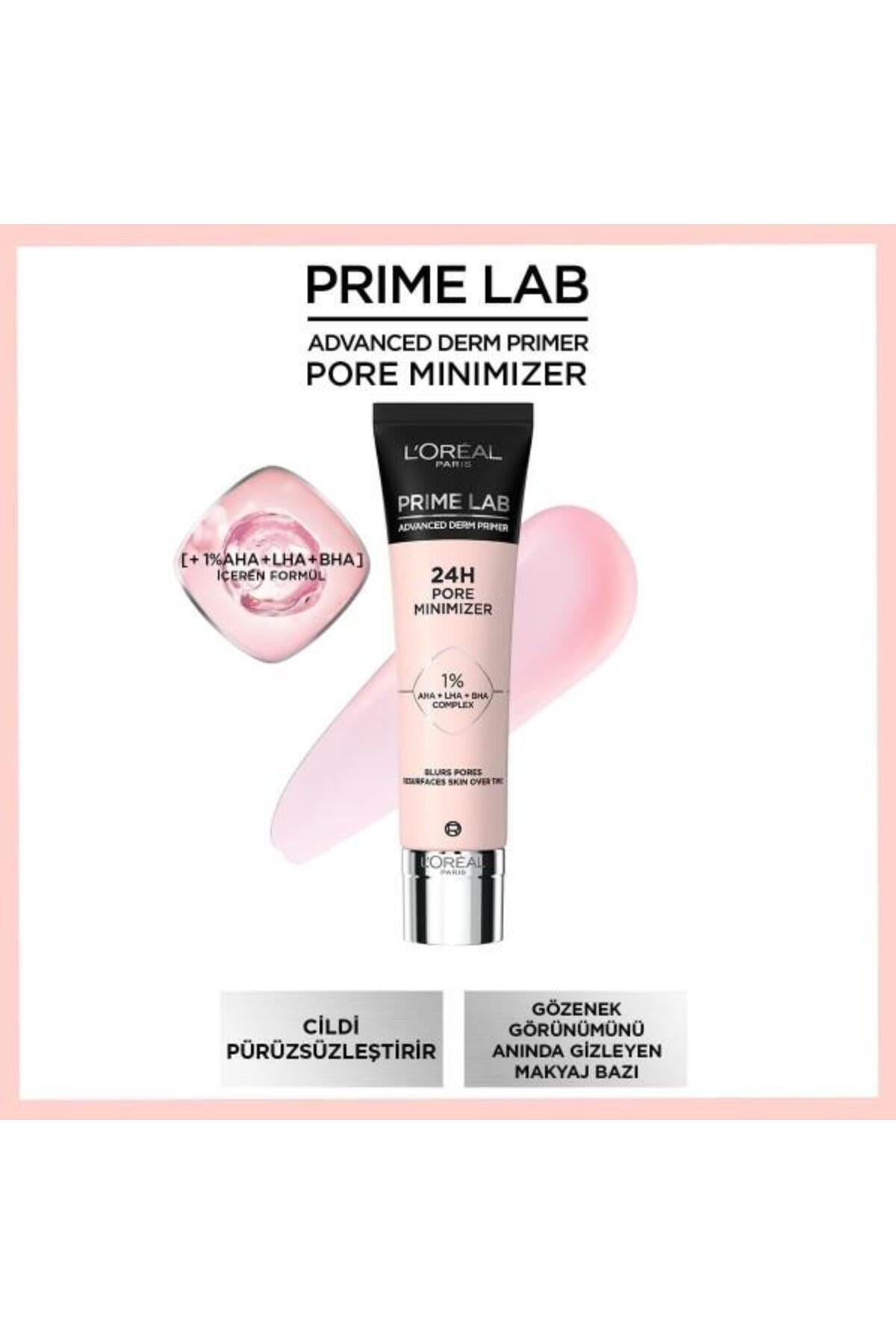 3 Adet Loreal Paris Prime Lab 24H Gözenek Küçültücü Makyaj Bazı ve ROSIE