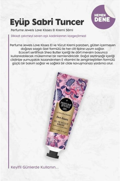 El Ve Vücut Kremi 5 AL 4 ÖDE Love Kisses 50 Ml ve Rosie
