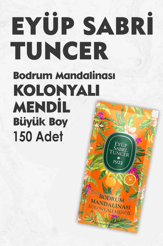 Kolonyalı Mendil Bodrum Mandalinası 150 Adet
