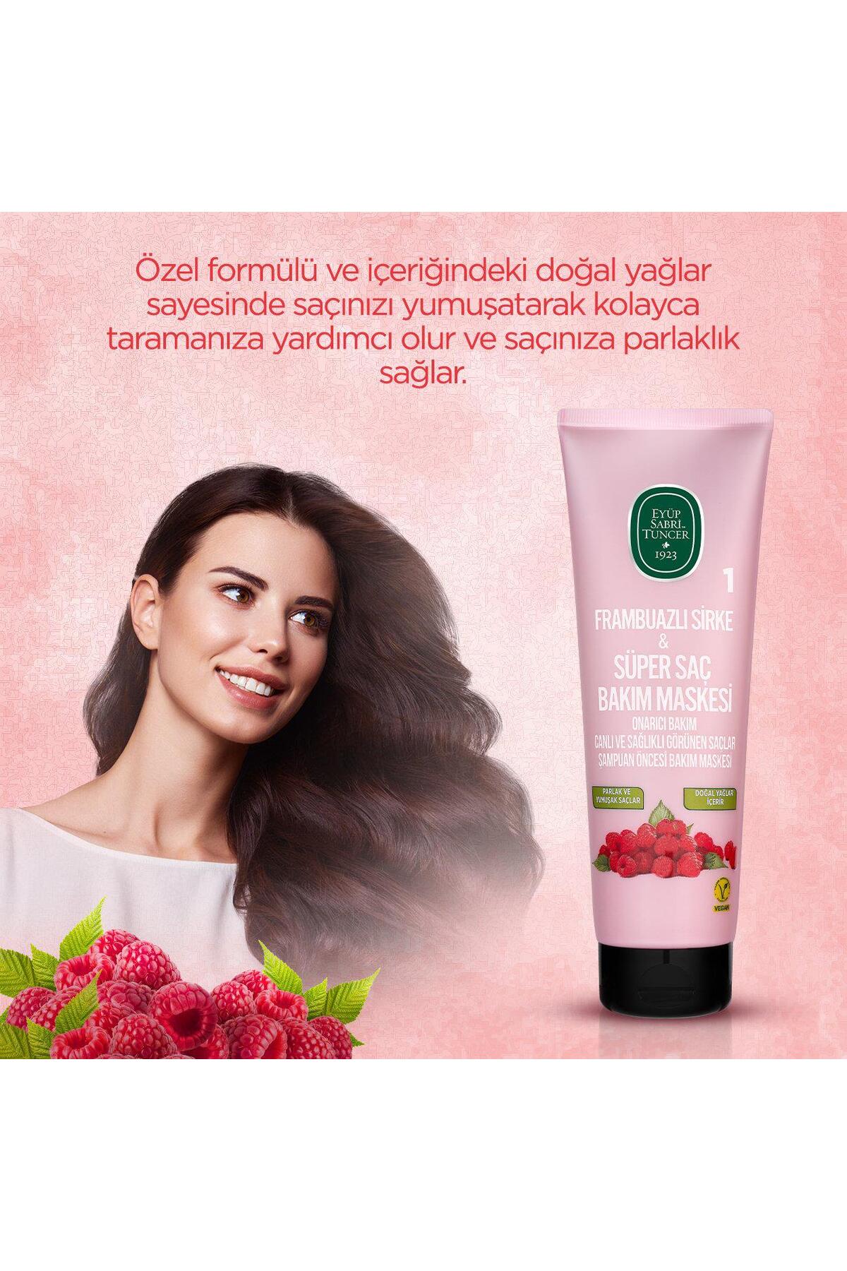 6 AL 5 ÖDE Eyüp Sabri Tuncer Frambuazlı Sirke Bakım Maskesi 250 ml ve ROSIE