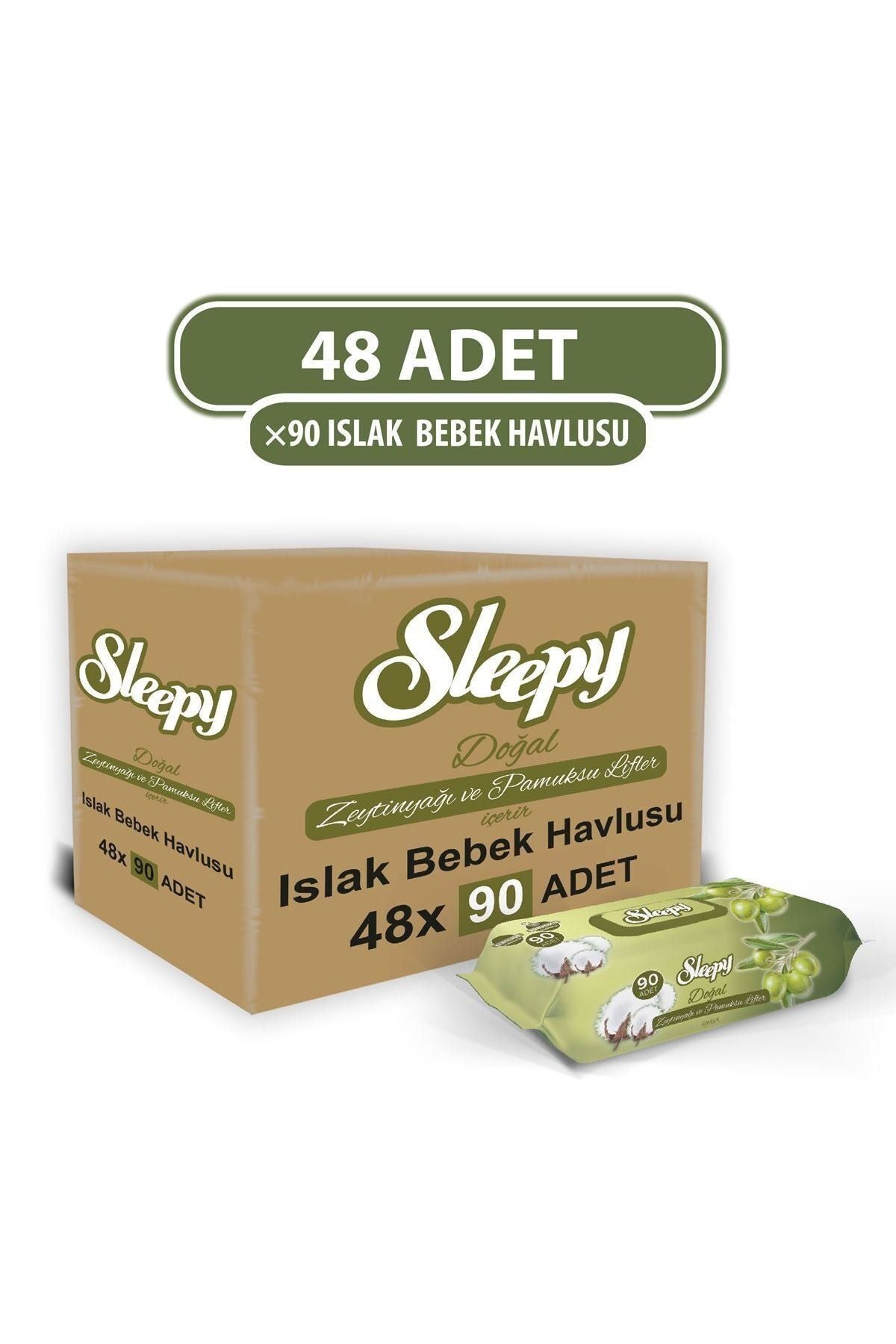 Zeytinyağlı Islak Havlu 48x90 (4320 Yaprak)