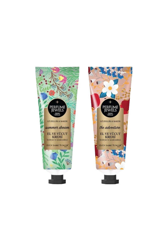 Perfume Jewels Summer Dream ve The Adventure El Kremi 50ML