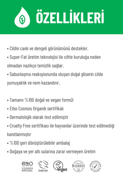 %100 Doğal Sıvı Kastil Sabun Defne Yağlı Yoğun Nemlendirici Arındırıcı Bitkisel Vegan 300 ml