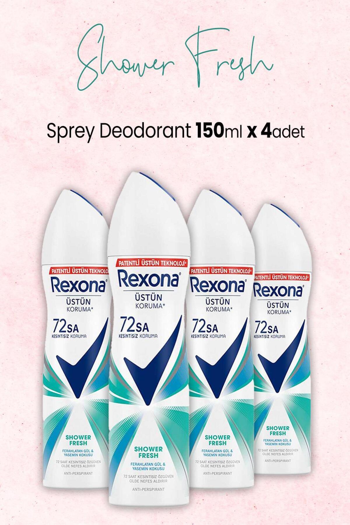 Kadın Sprey Deodorant Shower Fresh 150 ml x 4 Adet