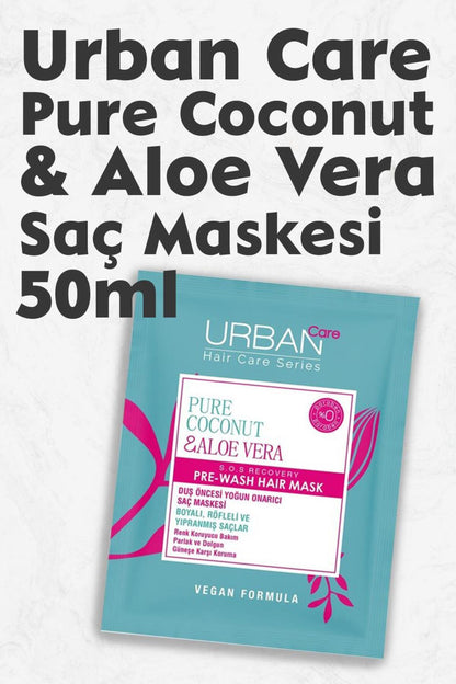 Pure Coconut & Aloe Vera Saç Maskesi 50 ml