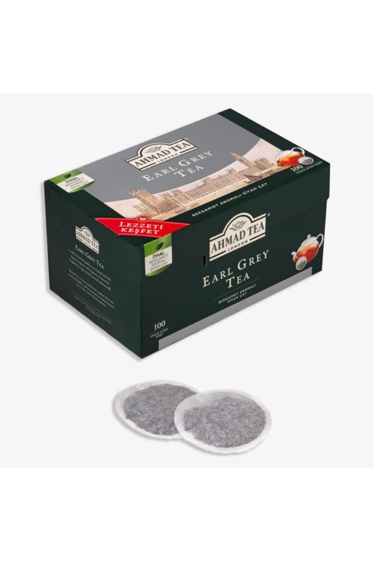 3 Paket 100’lü Earl Grey Demlik Poşet Çay 320 G ve Oda Kokusu