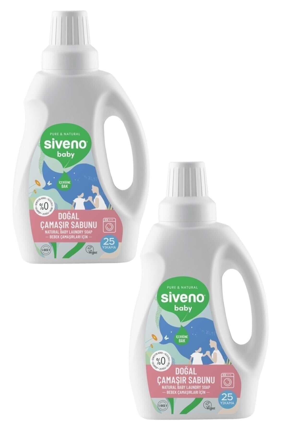 %100 Doğal Bebek Çamaşır Sabunu Kendinden Yumuşatıcılı Bitkisel Deterjan Konsantre 750 ml X 2 Adet