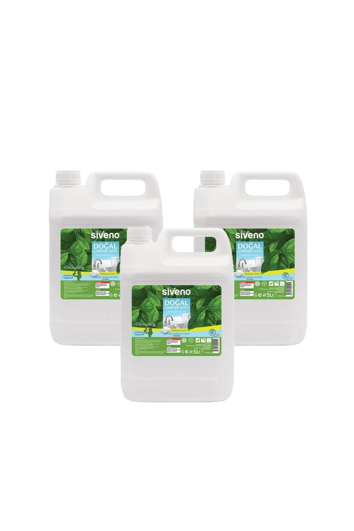 Doğal Çamaşır Suyu 5 Lt X 3