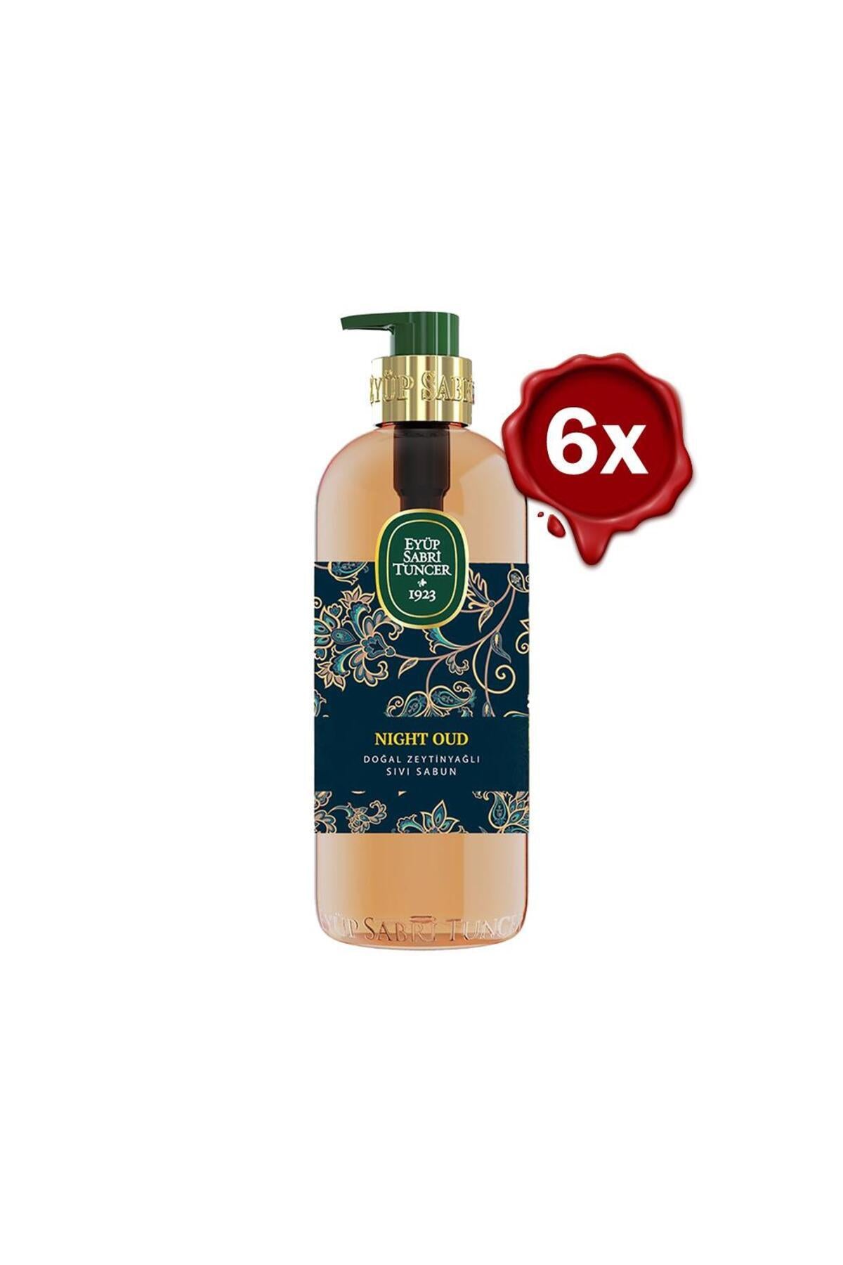 Night Oud Doğal Zeytinyağlı Sıvı Sabun 500 ml x 6