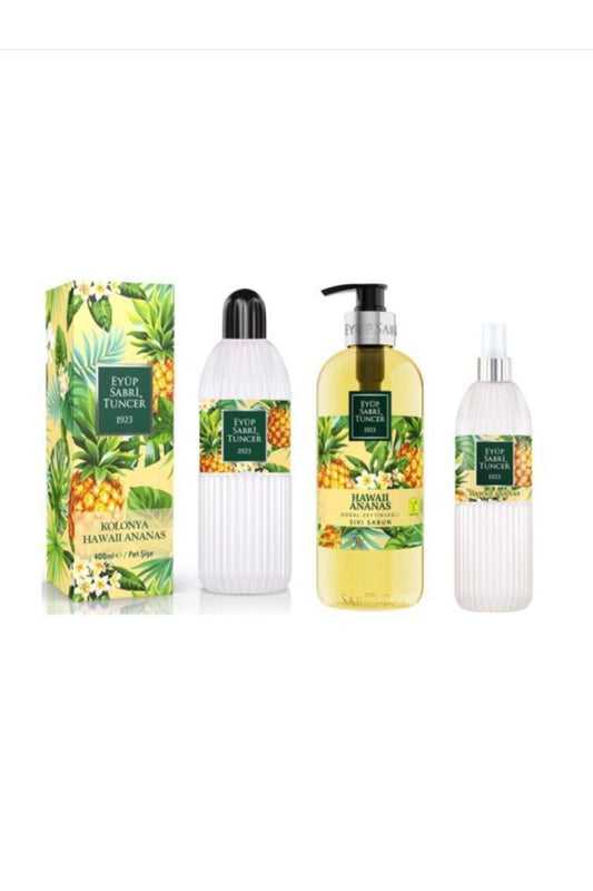 Sıvı Sabun Hawaii Ananas 500 ML, Kolonya 400 ML ve 150 ML
