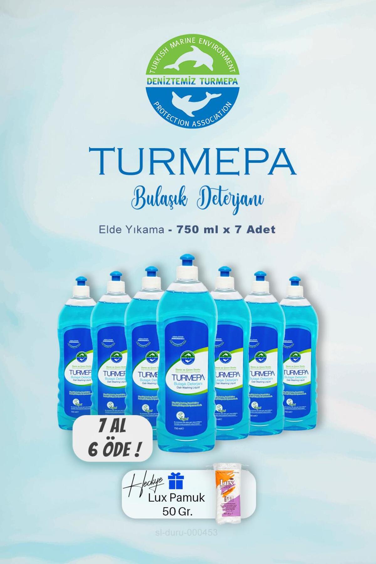 7 AL 6 ÖDE Elde Yıkama Bulaşık Deterjanı 750 ml, Pamuk Hediyeli