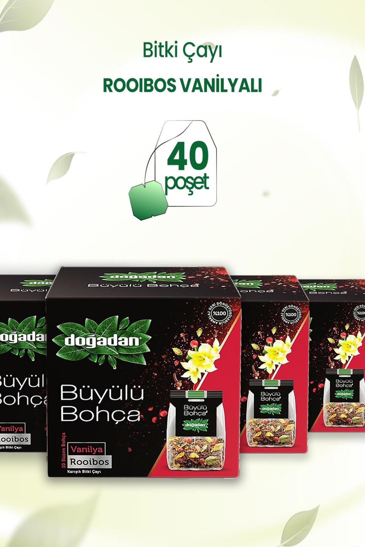 Büyülü Bohça Rooibos Vanilyalı Karışık Bitki Çayı x 4 Adet