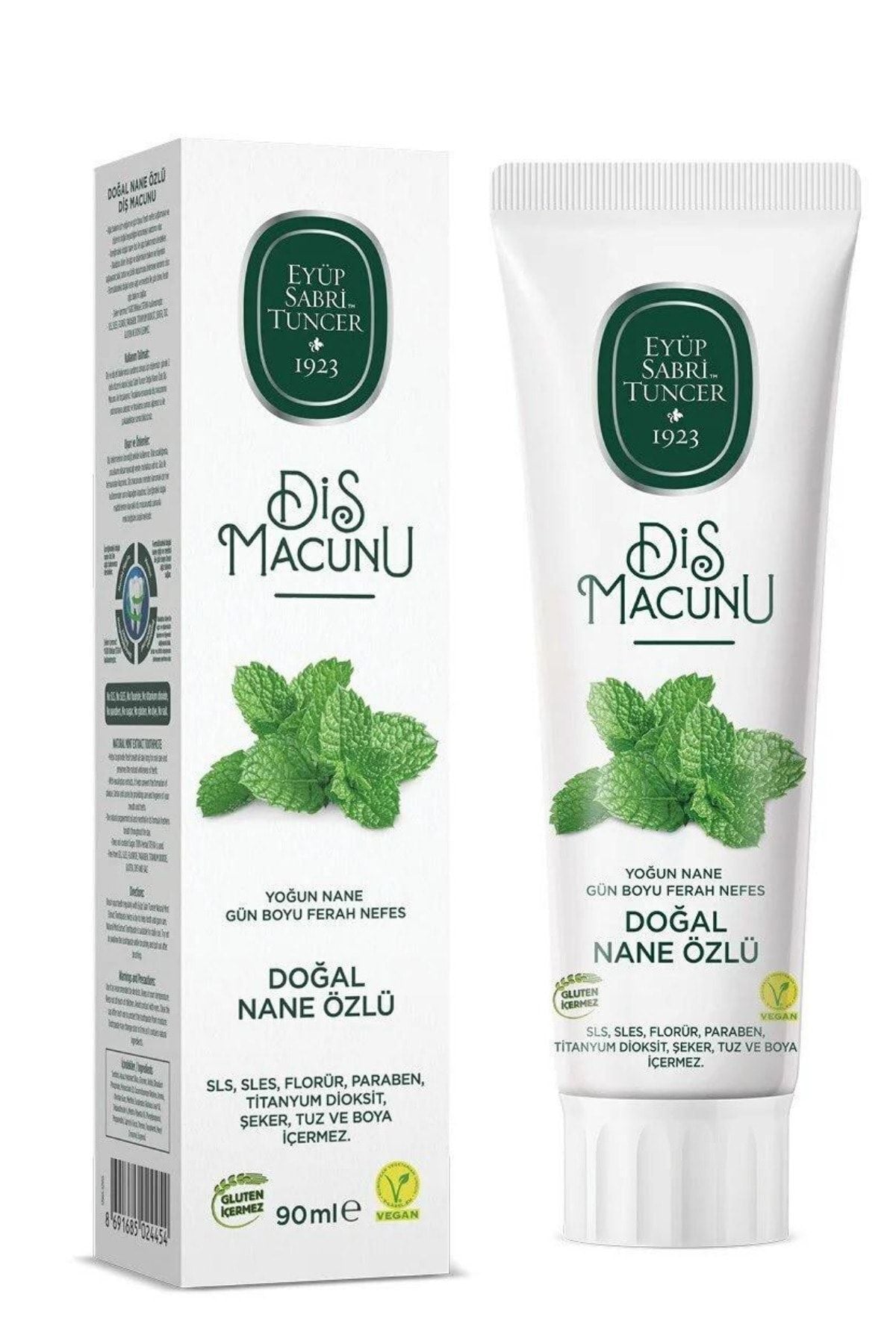 Doğal Nane Özlü Diş Macunu 90 ml 1 Adet+ Karanfil Özlü Diş Macunu 90 ml 1 Adet