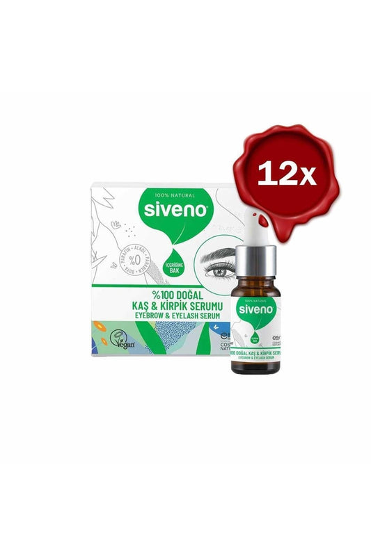 %100 Doğal Kaş & Kirpik Serumu 10 ml X 12