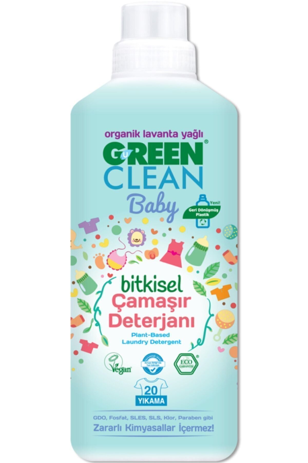 Baby Bitkisel Çamaşır Deterjanıorganik Lavanta Yağlı1000 ml