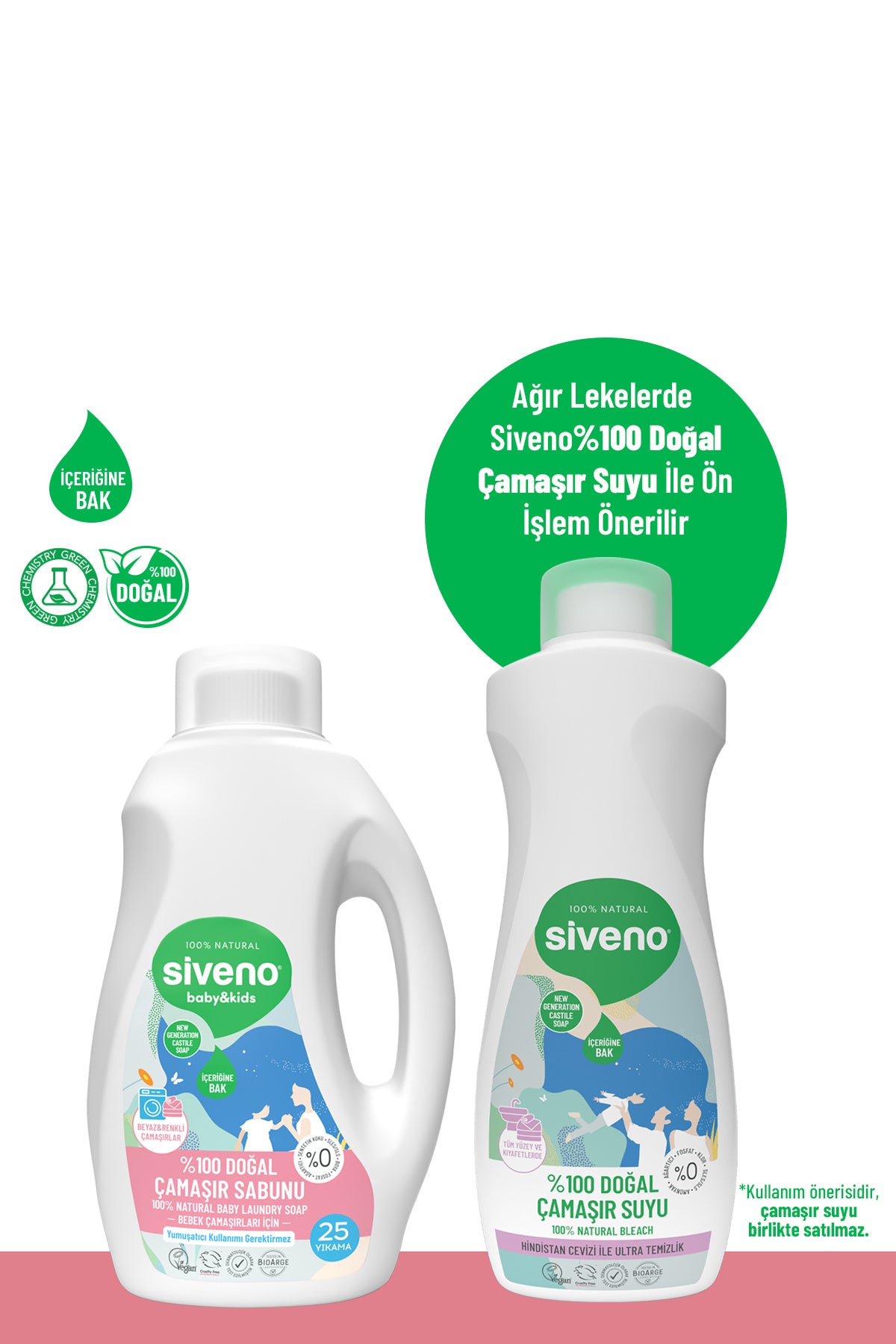 %100 Doğal Bebek Çamaşır Sabunu Kendinden Yumuşatıcılı Bitkisel Deterjan Konsantre Vegan 750 ml
