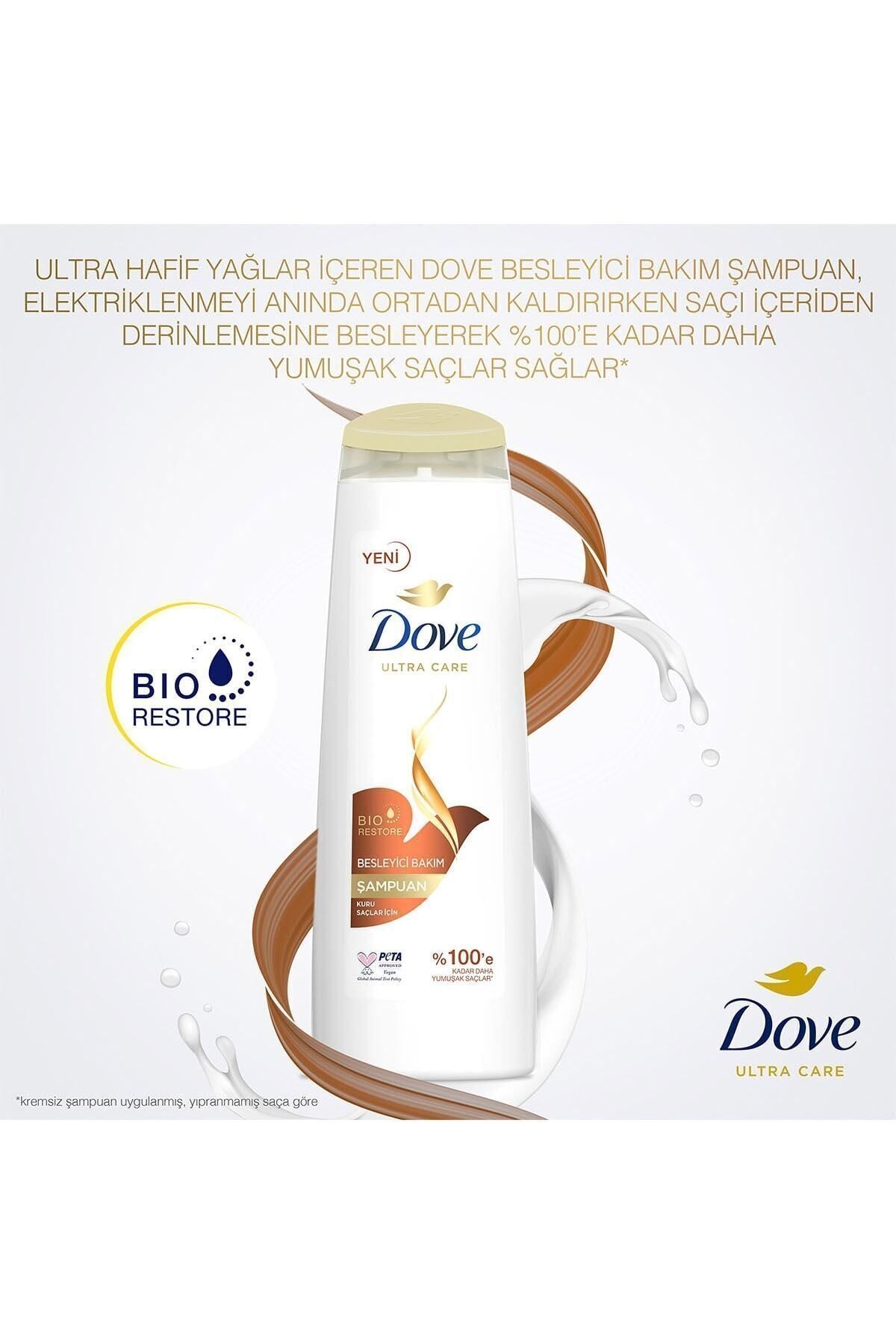 Ultra Care Saç Bakım Şampuanı Besleyici Bakım Kuru Saçlar Için 400 ml X3 Adet