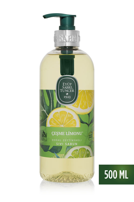 Çeşme Limonu Doğal Zeytinyağlı Sıvı Sabun 500 ml