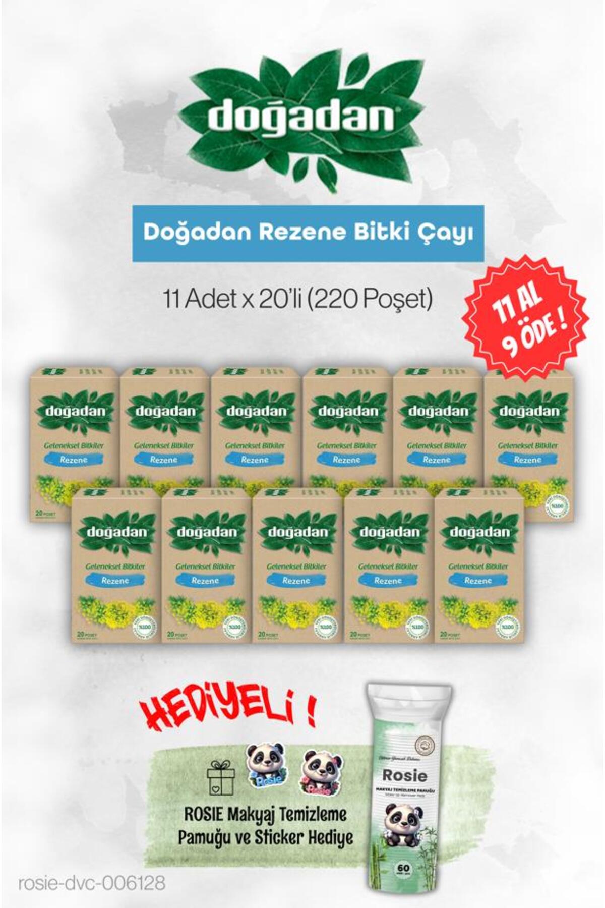 Rezene Bitki Çayı 20'li 11 AL 9 ÖDE ve Rosie