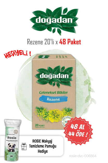 Rezene Bitki Çayı 48 AL 44 ÖDE, ROSIE hediyeli