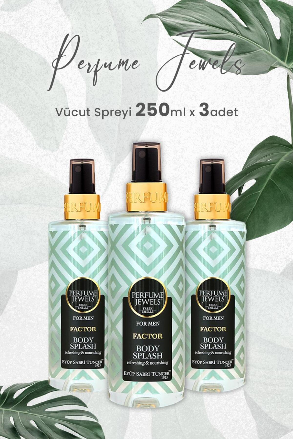 Body Splash Factor 250 ml x 3 Adet