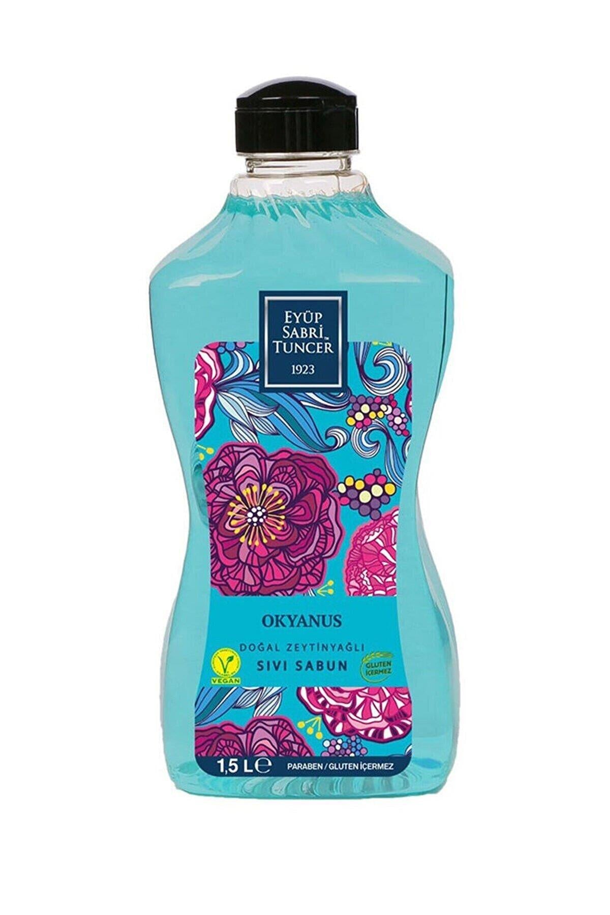Doğal Zeytinyağlı Sıvı Sabun Okyanus 1500 ML Pet Şişe