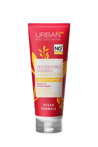 Hibiscus & Shea Butter Kıvırcık ve Dalgalı Saçlara Özel Şampuan 3x250ml-sülfatsız-vegan