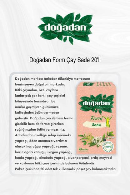 Form Çay Sade 20'li 5 Al 4 Öde ve Rosie Pamuk