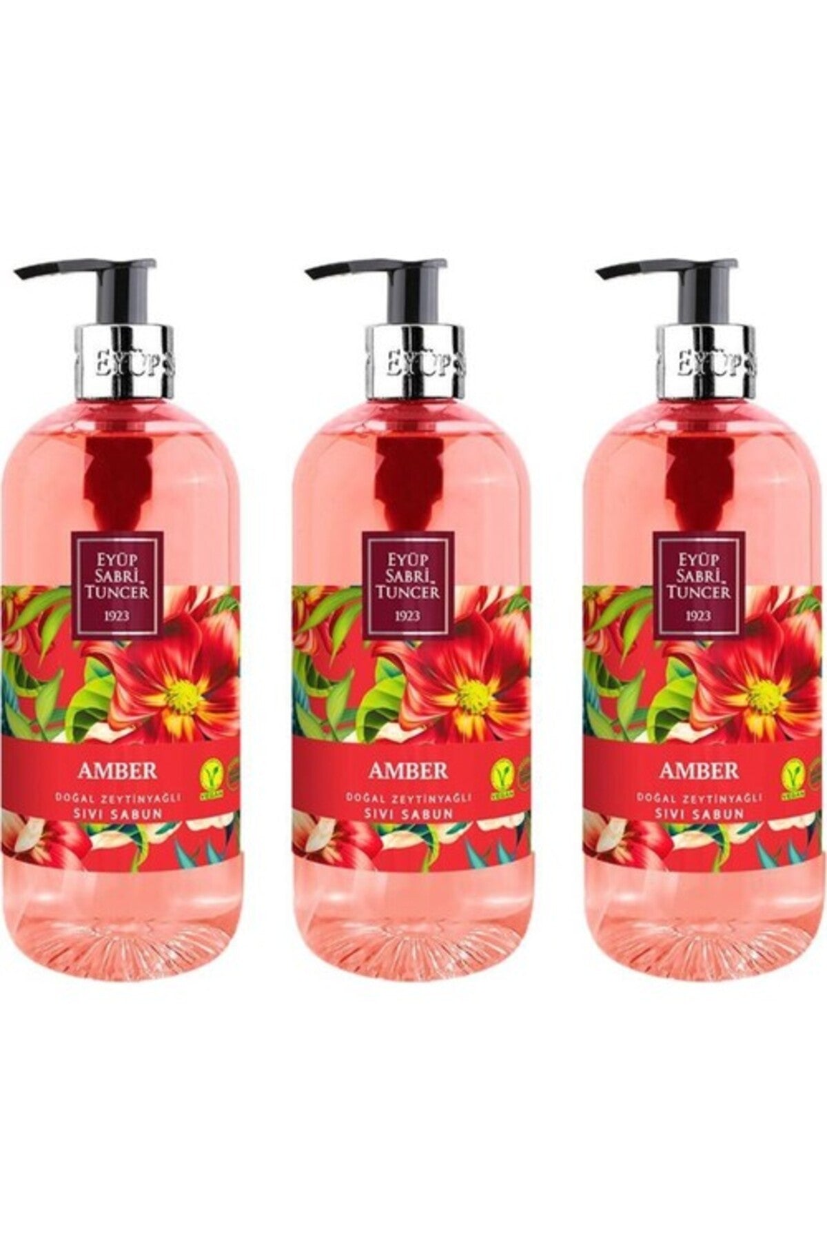 Sıvı Sabun Amber 500 ml x 3 Adet