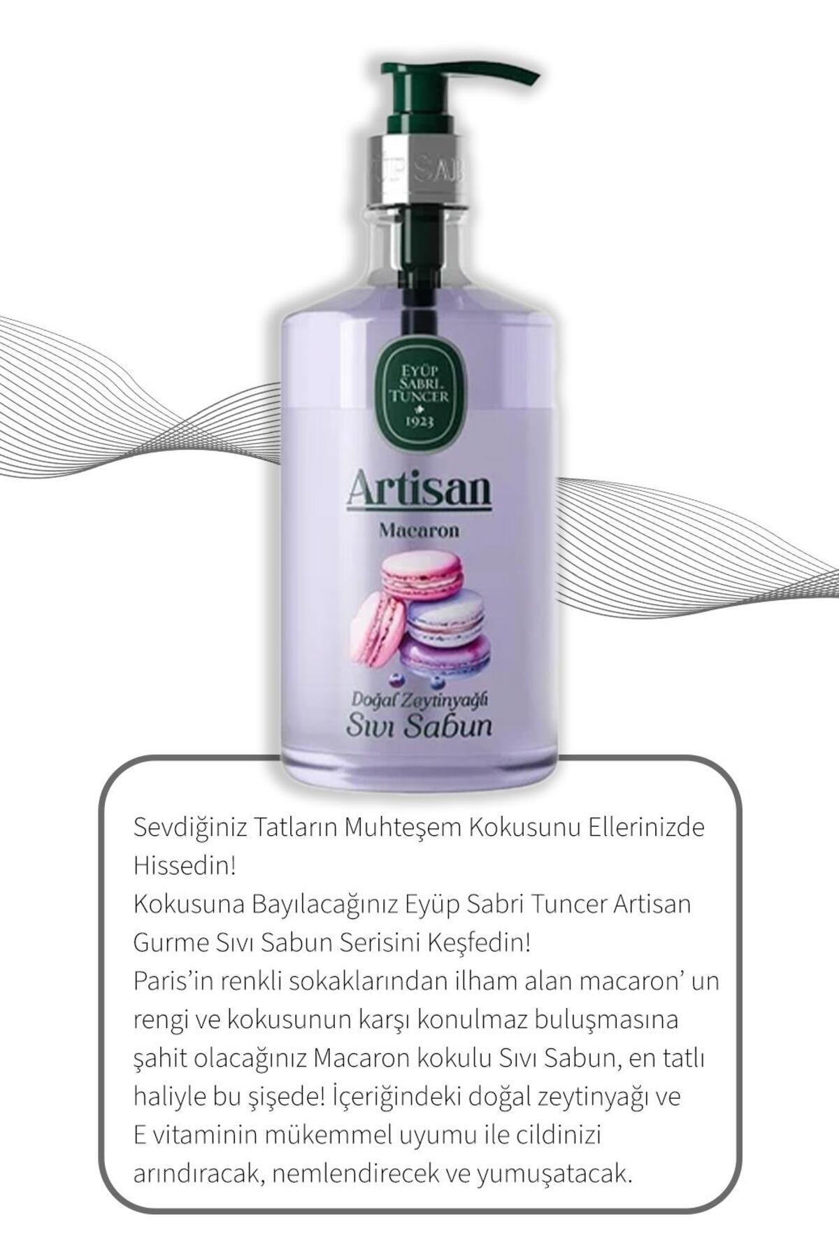 Artisan Doğal Zeytinyağlı Sıvı Sabun Hijyen Paketi Pumpkin Tart, Macaron, Muffin, Creme Brulee, Capp