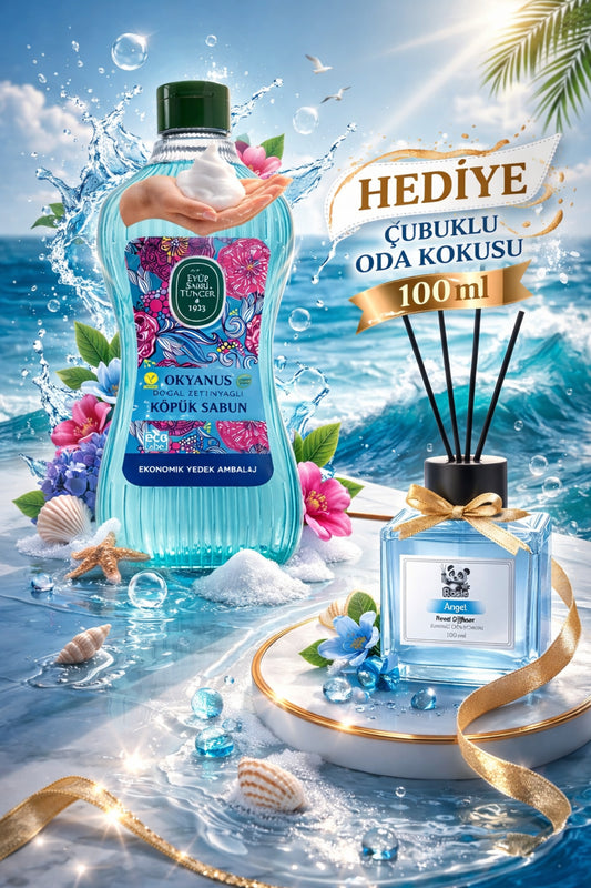 Okyanus Köpük Sabun 1.5 lt ve Rosie Angel Koku Hediye