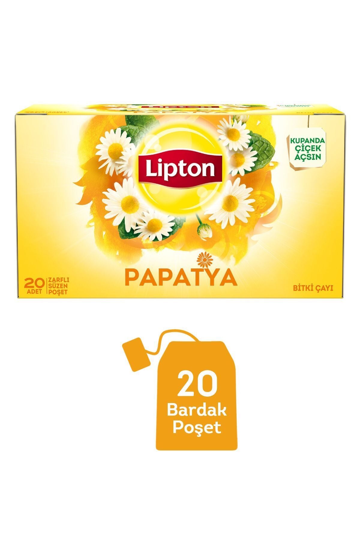 Papatya Bitki Meyve Bardak Poşet Çayı, 20'li
